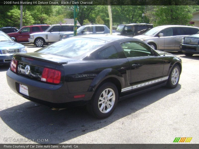 Black / Dark Charcoal 2008 Ford Mustang V6 Deluxe Coupe