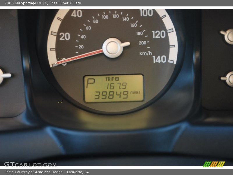 Steel Silver / Black 2006 Kia Sportage LX V6