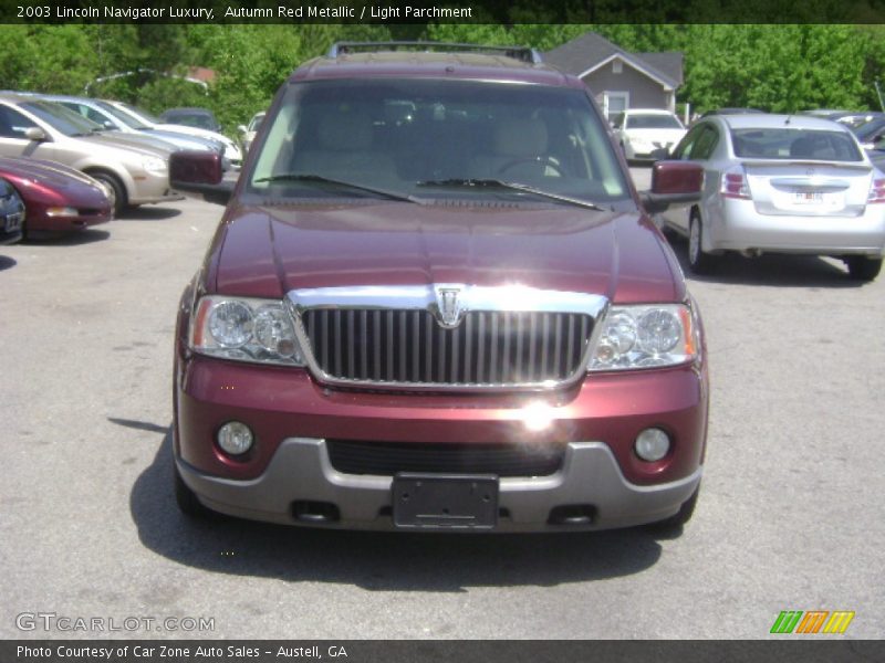Autumn Red Metallic / Light Parchment 2003 Lincoln Navigator Luxury