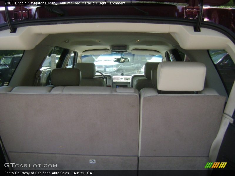 Autumn Red Metallic / Light Parchment 2003 Lincoln Navigator Luxury