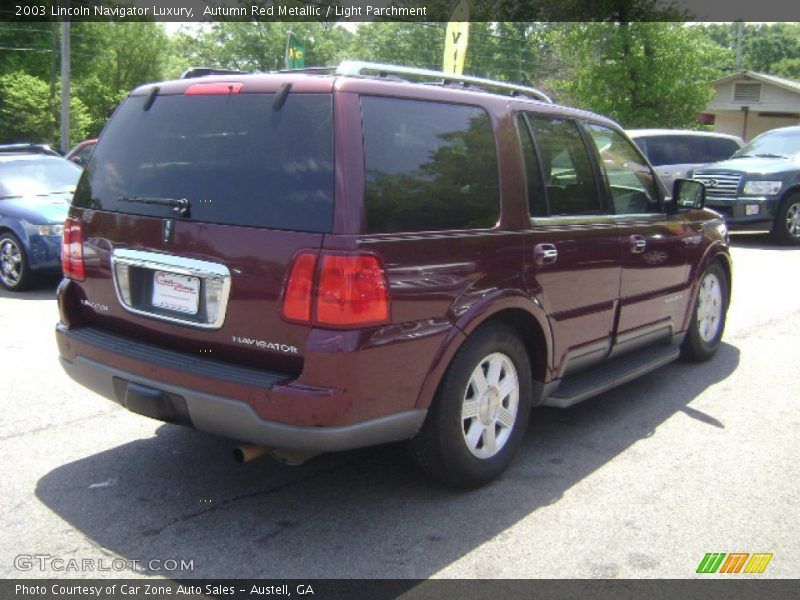 Autumn Red Metallic / Light Parchment 2003 Lincoln Navigator Luxury