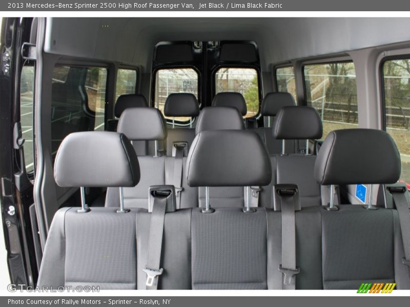 Rear Seat of 2013 Sprinter 2500 High Roof Passenger Van