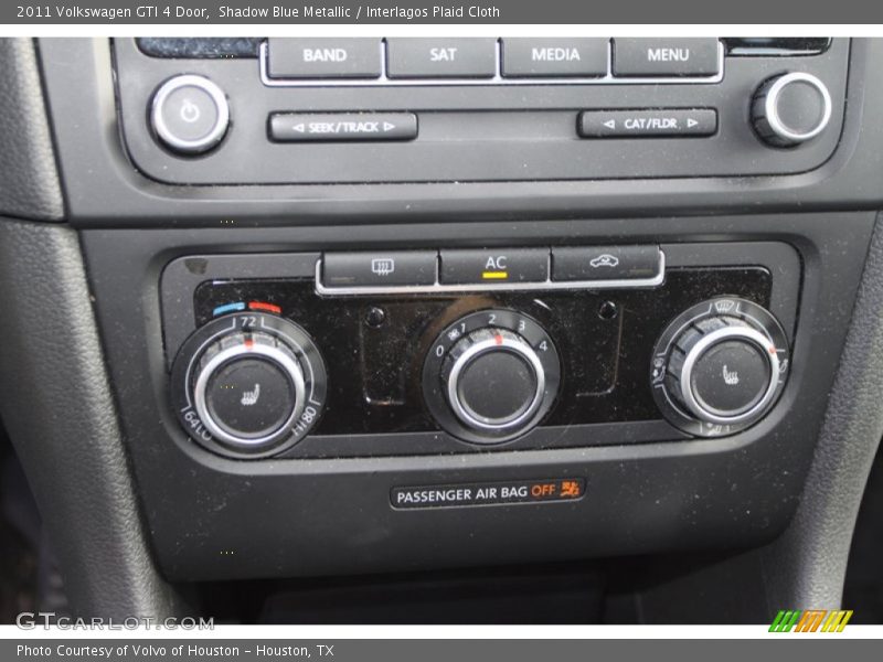 Controls of 2011 GTI 4 Door