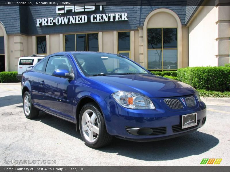 Nitrous Blue / Ebony 2007 Pontiac G5