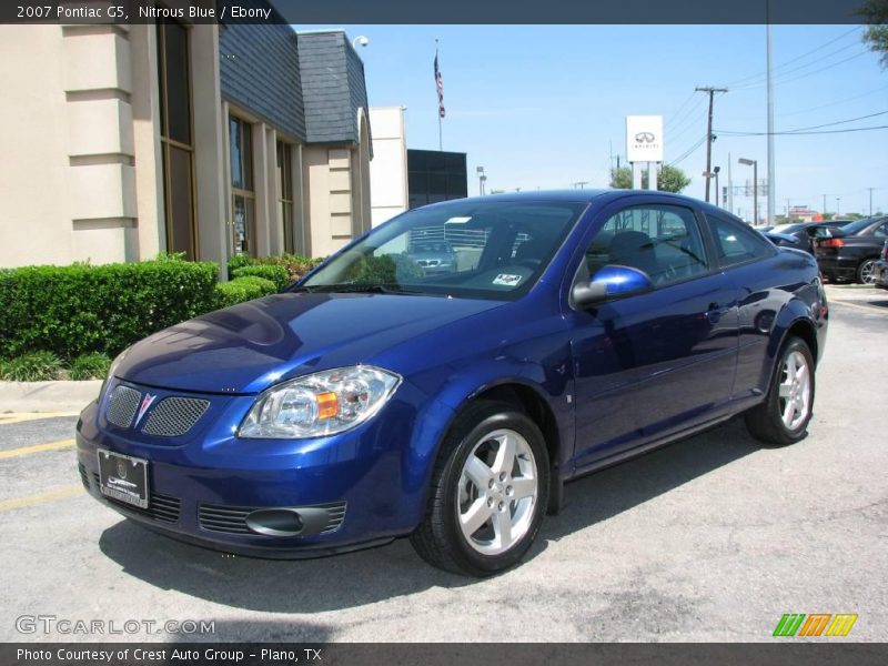 Nitrous Blue / Ebony 2007 Pontiac G5