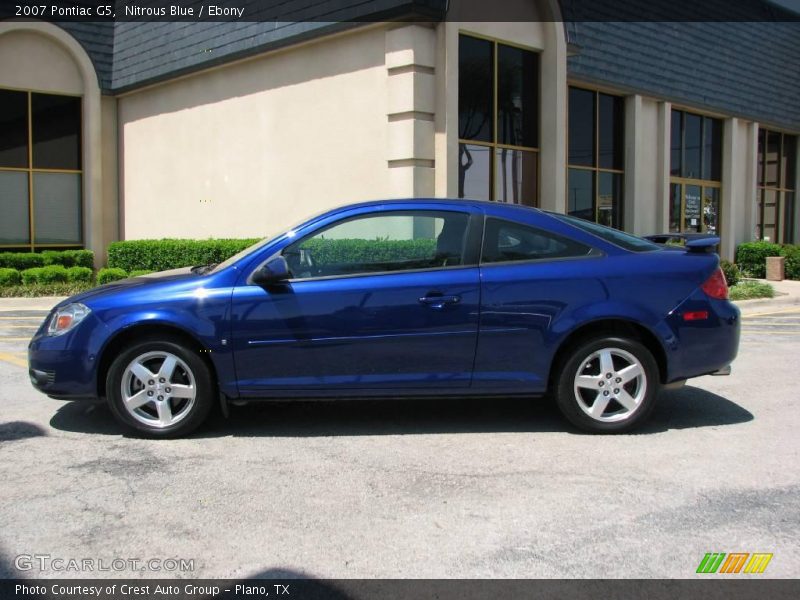 Nitrous Blue / Ebony 2007 Pontiac G5