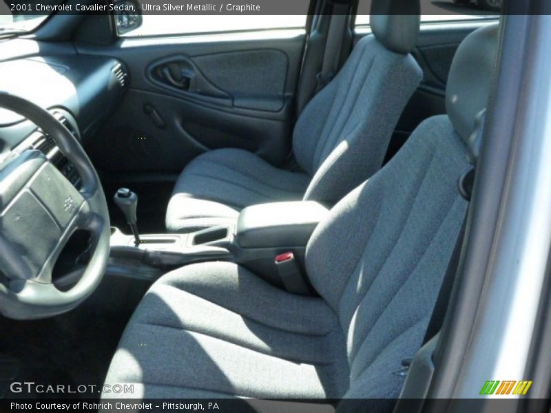 Ultra Silver Metallic / Graphite 2001 Chevrolet Cavalier Sedan