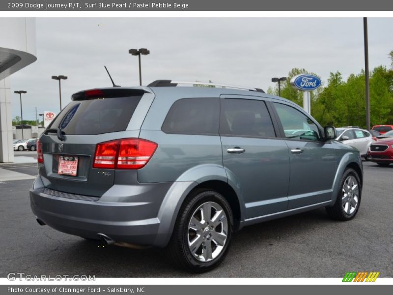 Surf Blue Pearl / Pastel Pebble Beige 2009 Dodge Journey R/T