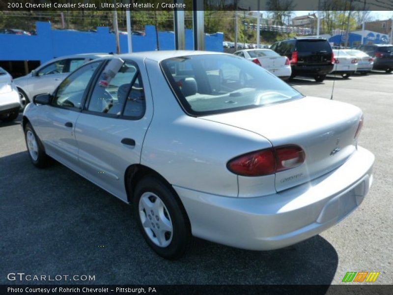 Ultra Silver Metallic / Graphite 2001 Chevrolet Cavalier Sedan