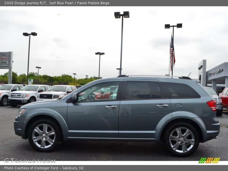 Surf Blue Pearl / Pastel Pebble Beige 2009 Dodge Journey R/T