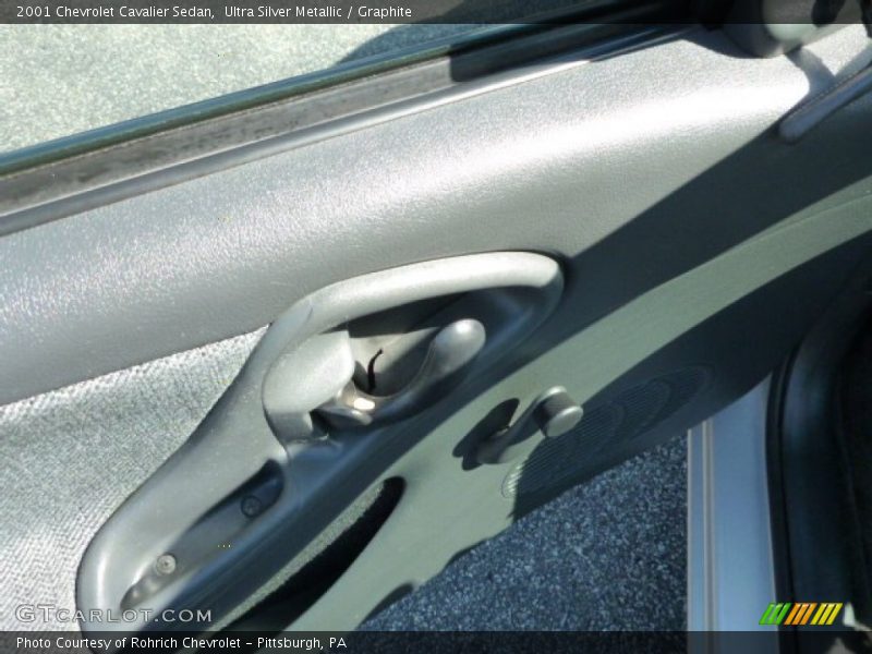 Ultra Silver Metallic / Graphite 2001 Chevrolet Cavalier Sedan