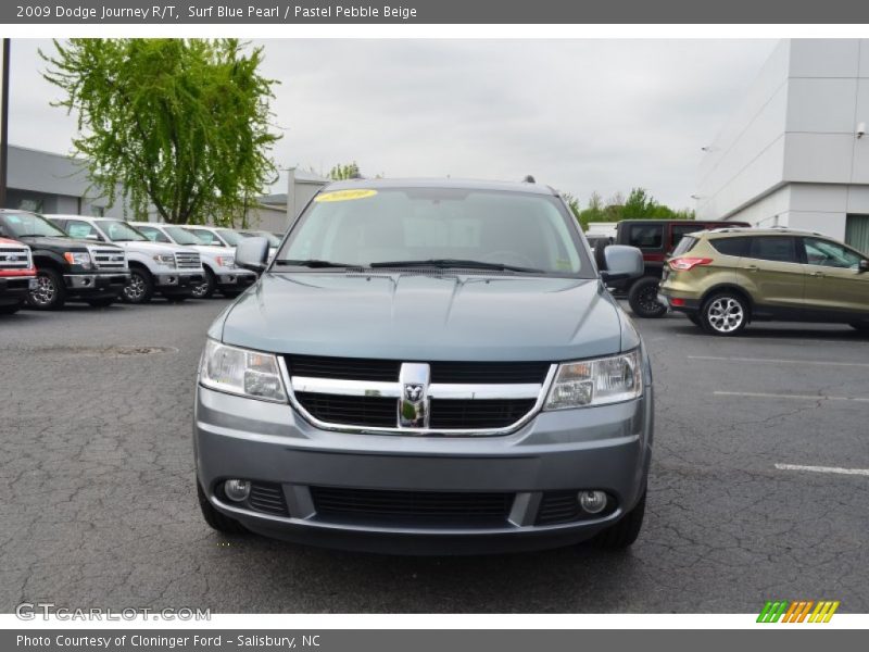 Surf Blue Pearl / Pastel Pebble Beige 2009 Dodge Journey R/T