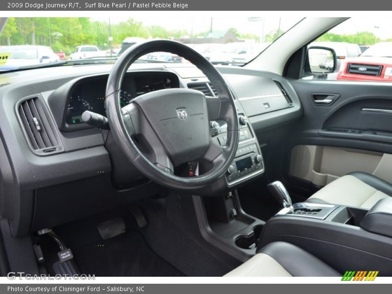 Surf Blue Pearl / Pastel Pebble Beige 2009 Dodge Journey R/T