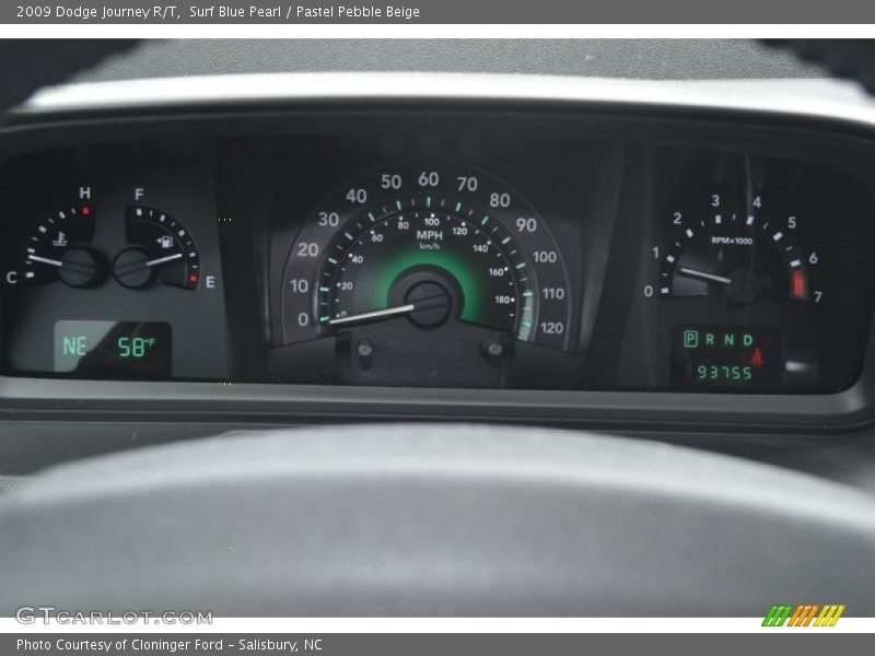 Surf Blue Pearl / Pastel Pebble Beige 2009 Dodge Journey R/T