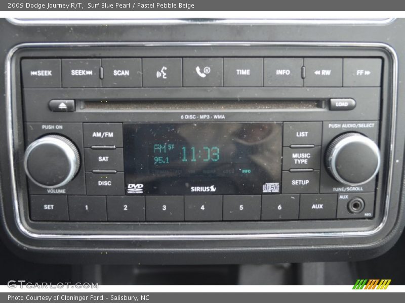 Surf Blue Pearl / Pastel Pebble Beige 2009 Dodge Journey R/T