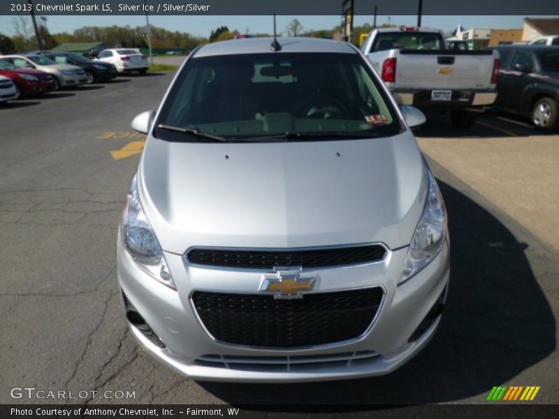 Silver Ice / Silver/Silver 2013 Chevrolet Spark LS