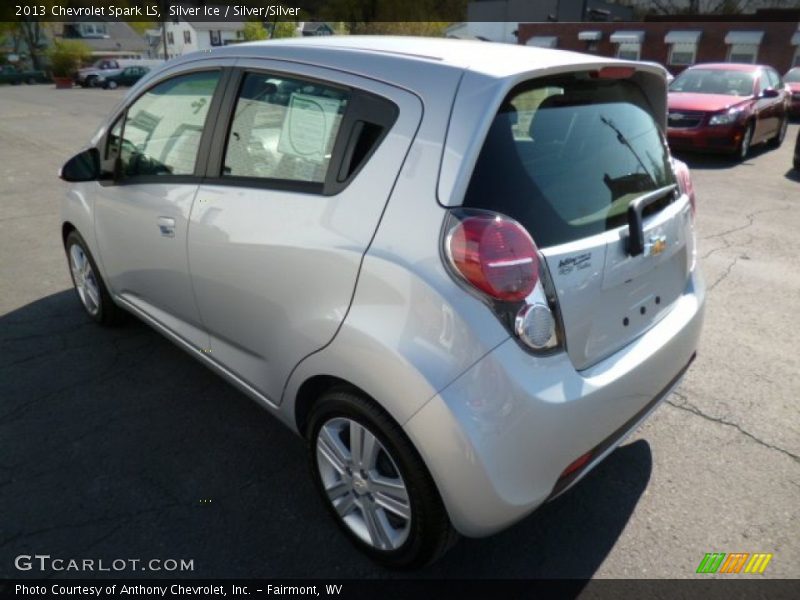Silver Ice / Silver/Silver 2013 Chevrolet Spark LS