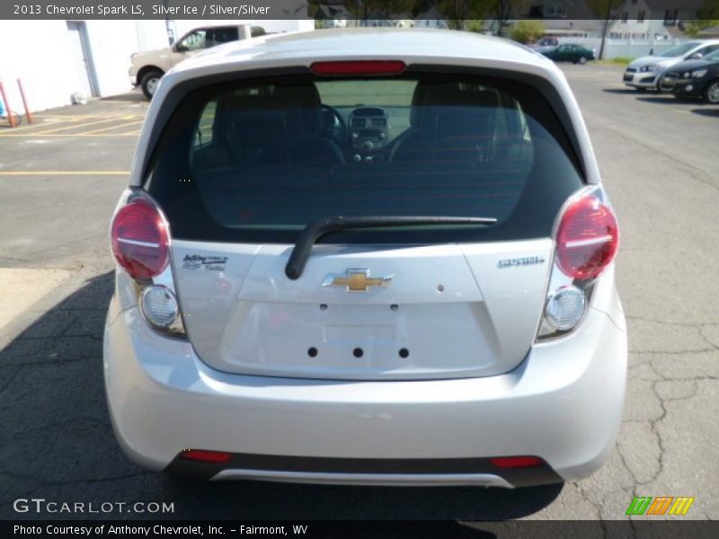 Silver Ice / Silver/Silver 2013 Chevrolet Spark LS