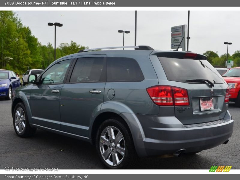 Surf Blue Pearl / Pastel Pebble Beige 2009 Dodge Journey R/T