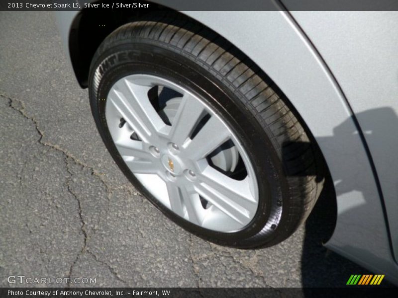 Silver Ice / Silver/Silver 2013 Chevrolet Spark LS