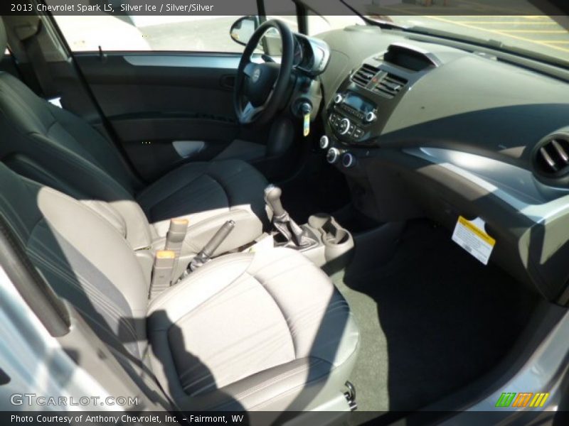 Silver Ice / Silver/Silver 2013 Chevrolet Spark LS