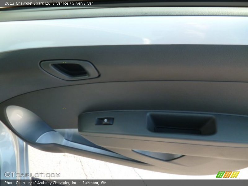 Silver Ice / Silver/Silver 2013 Chevrolet Spark LS