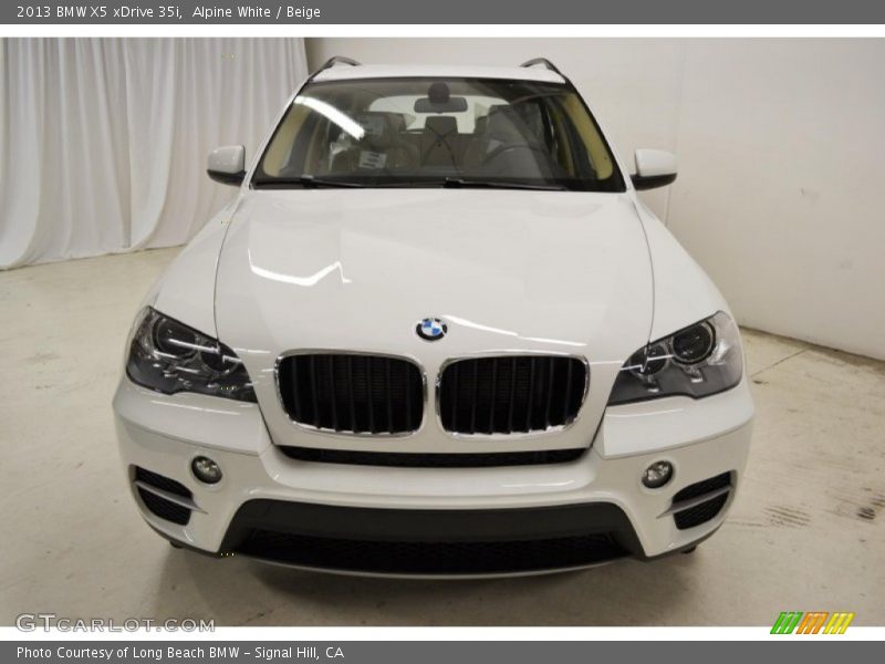 Alpine White / Beige 2013 BMW X5 xDrive 35i