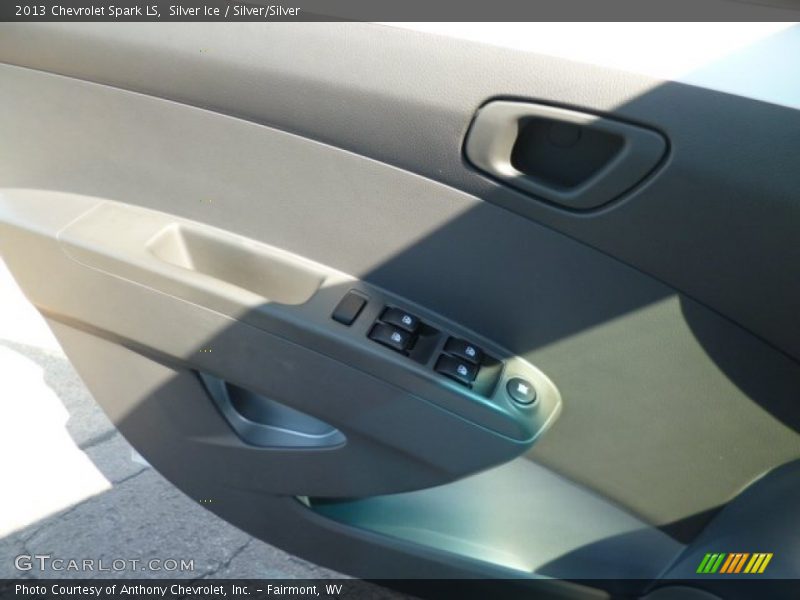 Silver Ice / Silver/Silver 2013 Chevrolet Spark LS