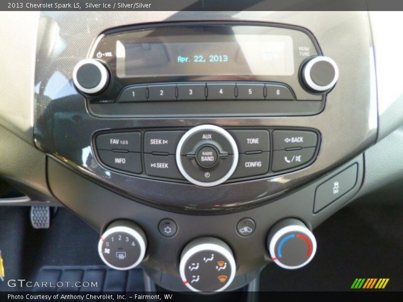 Silver Ice / Silver/Silver 2013 Chevrolet Spark LS