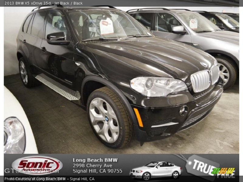 Jet Black / Black 2013 BMW X5 xDrive 35d