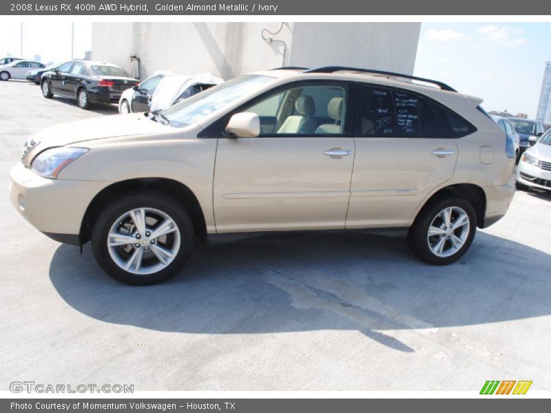 Golden Almond Metallic / Ivory 2008 Lexus RX 400h AWD Hybrid