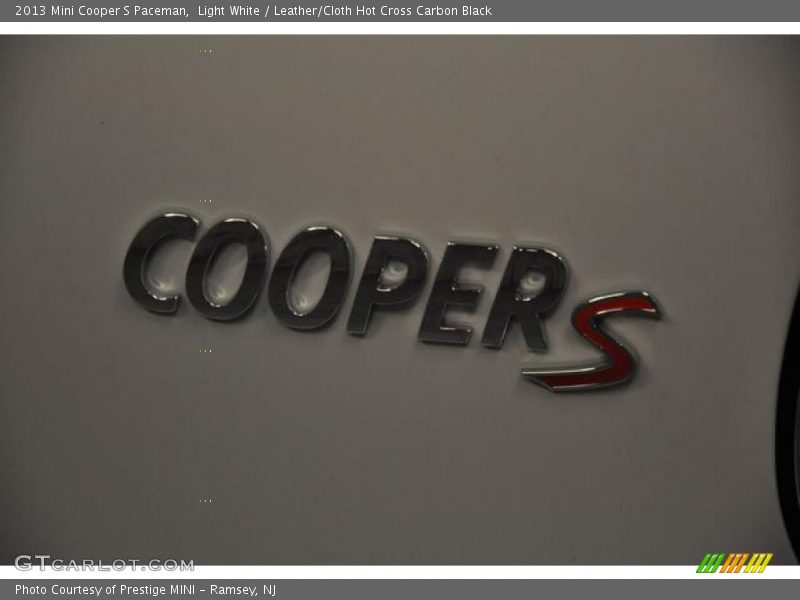 Light White / Leather/Cloth Hot Cross Carbon Black 2013 Mini Cooper S Paceman