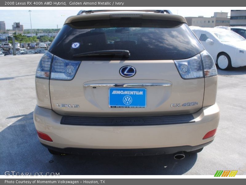 Golden Almond Metallic / Ivory 2008 Lexus RX 400h AWD Hybrid