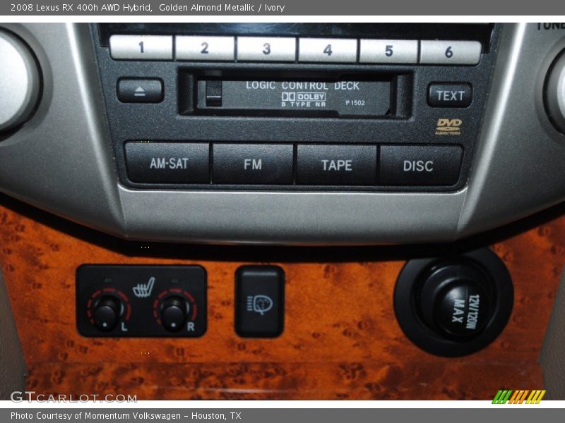 Golden Almond Metallic / Ivory 2008 Lexus RX 400h AWD Hybrid