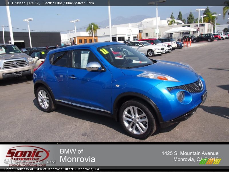 Electric Blue / Black/Silver Trim 2011 Nissan Juke SV