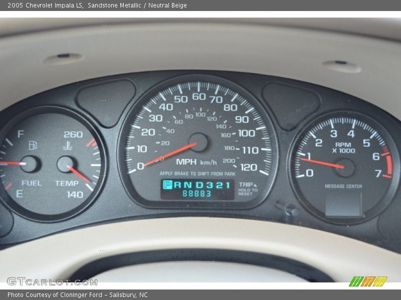 Sandstone Metallic / Neutral Beige 2005 Chevrolet Impala LS