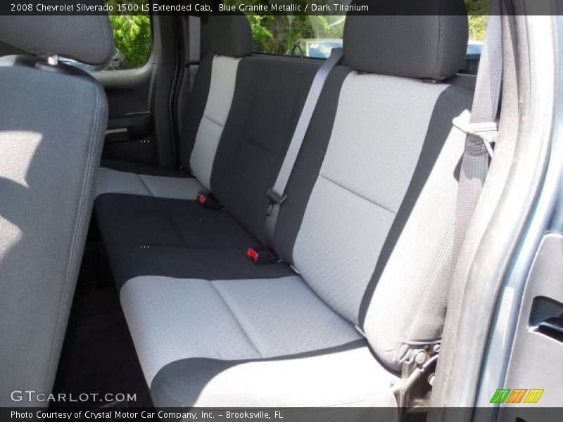Blue Granite Metallic / Dark Titanium 2008 Chevrolet Silverado 1500 LS Extended Cab