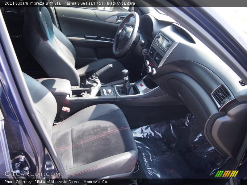 Plasma Blue Pearl / STI  Black/Alcantara 2011 Subaru Impreza WRX STi