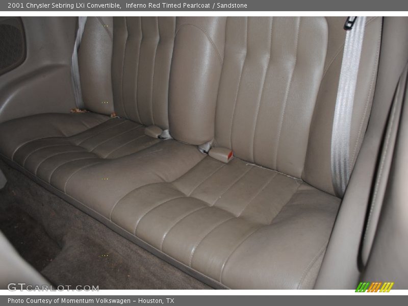 Inferno Red Tinted Pearlcoat / Sandstone 2001 Chrysler Sebring LXi Convertible