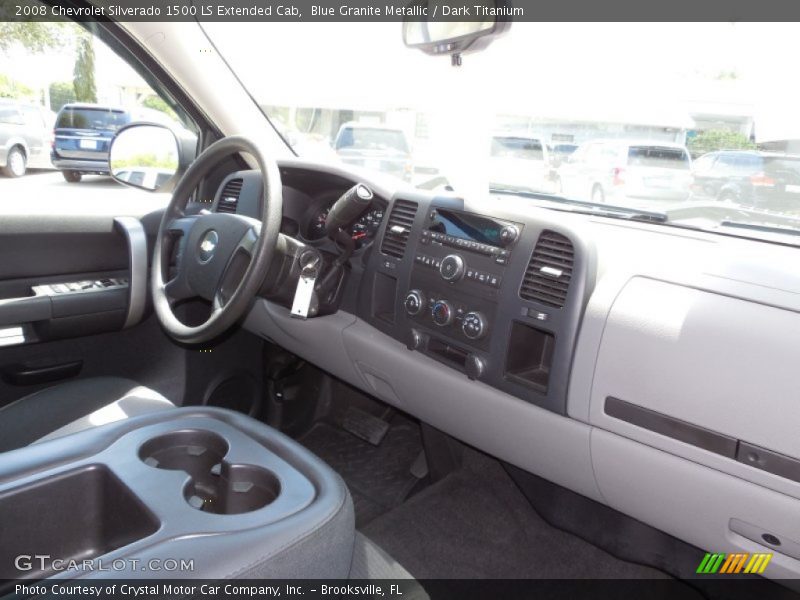 Blue Granite Metallic / Dark Titanium 2008 Chevrolet Silverado 1500 LS Extended Cab