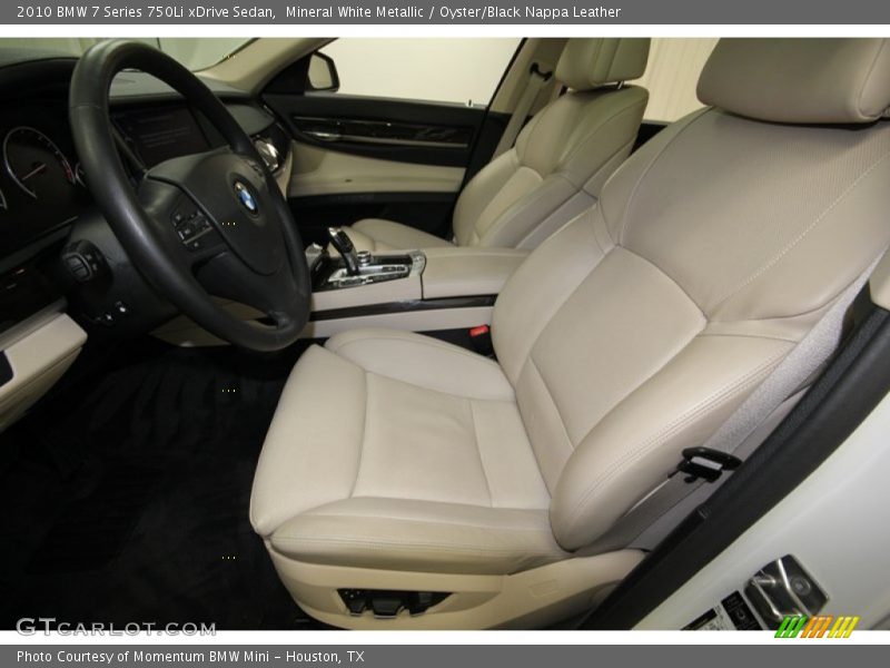 Mineral White Metallic / Oyster/Black Nappa Leather 2010 BMW 7 Series 750Li xDrive Sedan