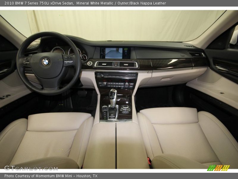 Mineral White Metallic / Oyster/Black Nappa Leather 2010 BMW 7 Series 750Li xDrive Sedan