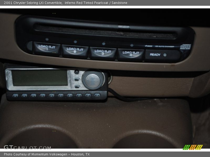 Inferno Red Tinted Pearlcoat / Sandstone 2001 Chrysler Sebring LXi Convertible