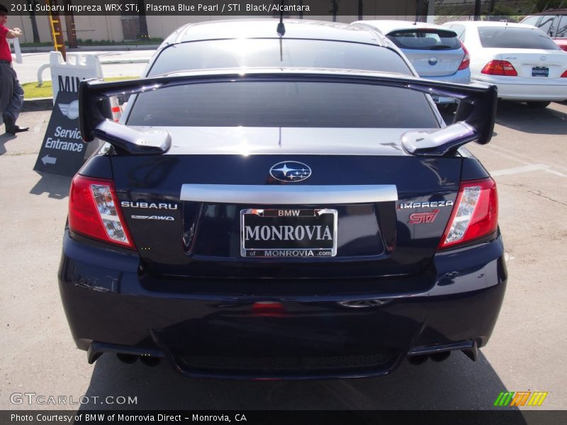 Plasma Blue Pearl / STI  Black/Alcantara 2011 Subaru Impreza WRX STi