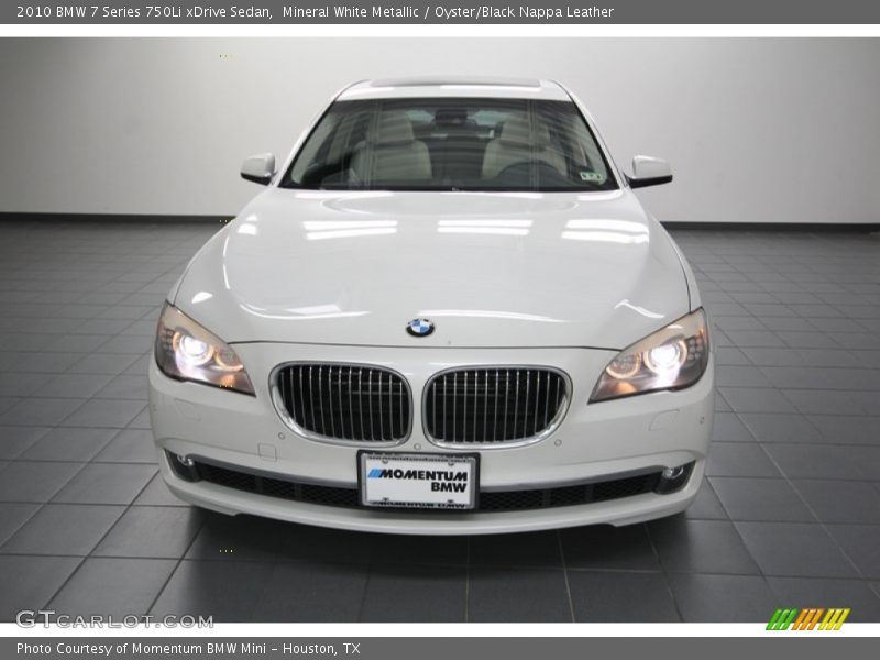 Mineral White Metallic / Oyster/Black Nappa Leather 2010 BMW 7 Series 750Li xDrive Sedan