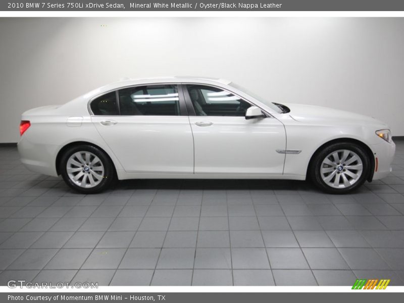 Mineral White Metallic / Oyster/Black Nappa Leather 2010 BMW 7 Series 750Li xDrive Sedan