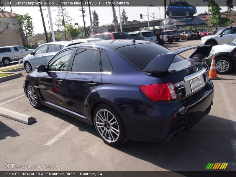 Plasma Blue Pearl / STI  Black/Alcantara 2011 Subaru Impreza WRX STi