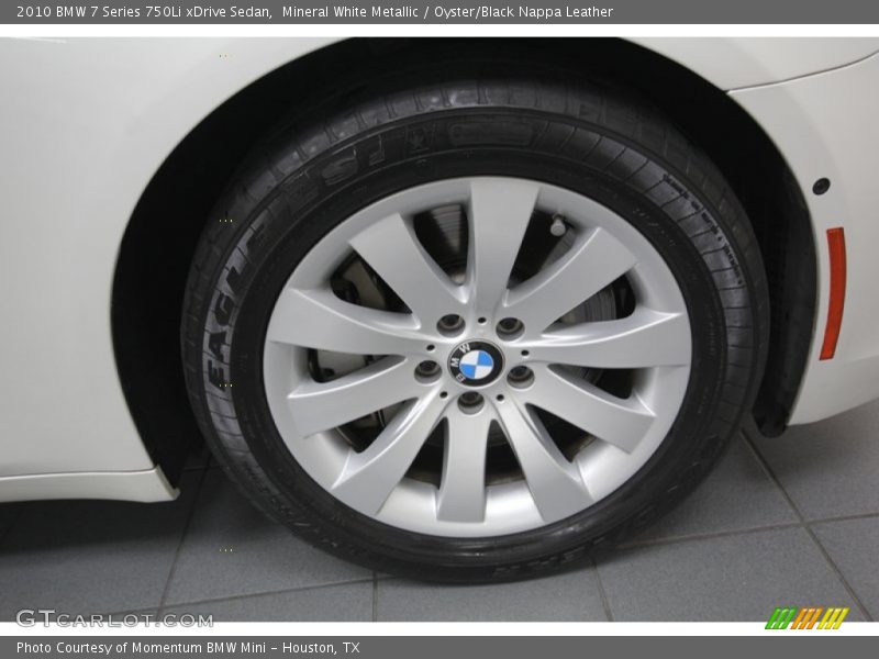 Mineral White Metallic / Oyster/Black Nappa Leather 2010 BMW 7 Series 750Li xDrive Sedan