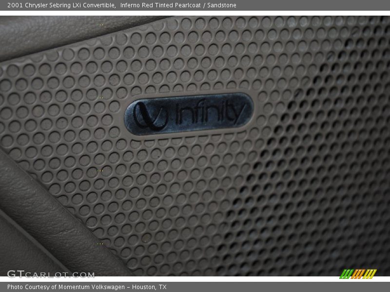 Inferno Red Tinted Pearlcoat / Sandstone 2001 Chrysler Sebring LXi Convertible