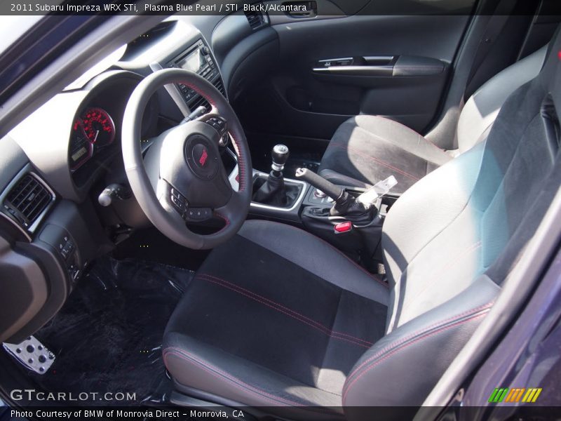  2011 Impreza WRX STi STI  Black/Alcantara Interior